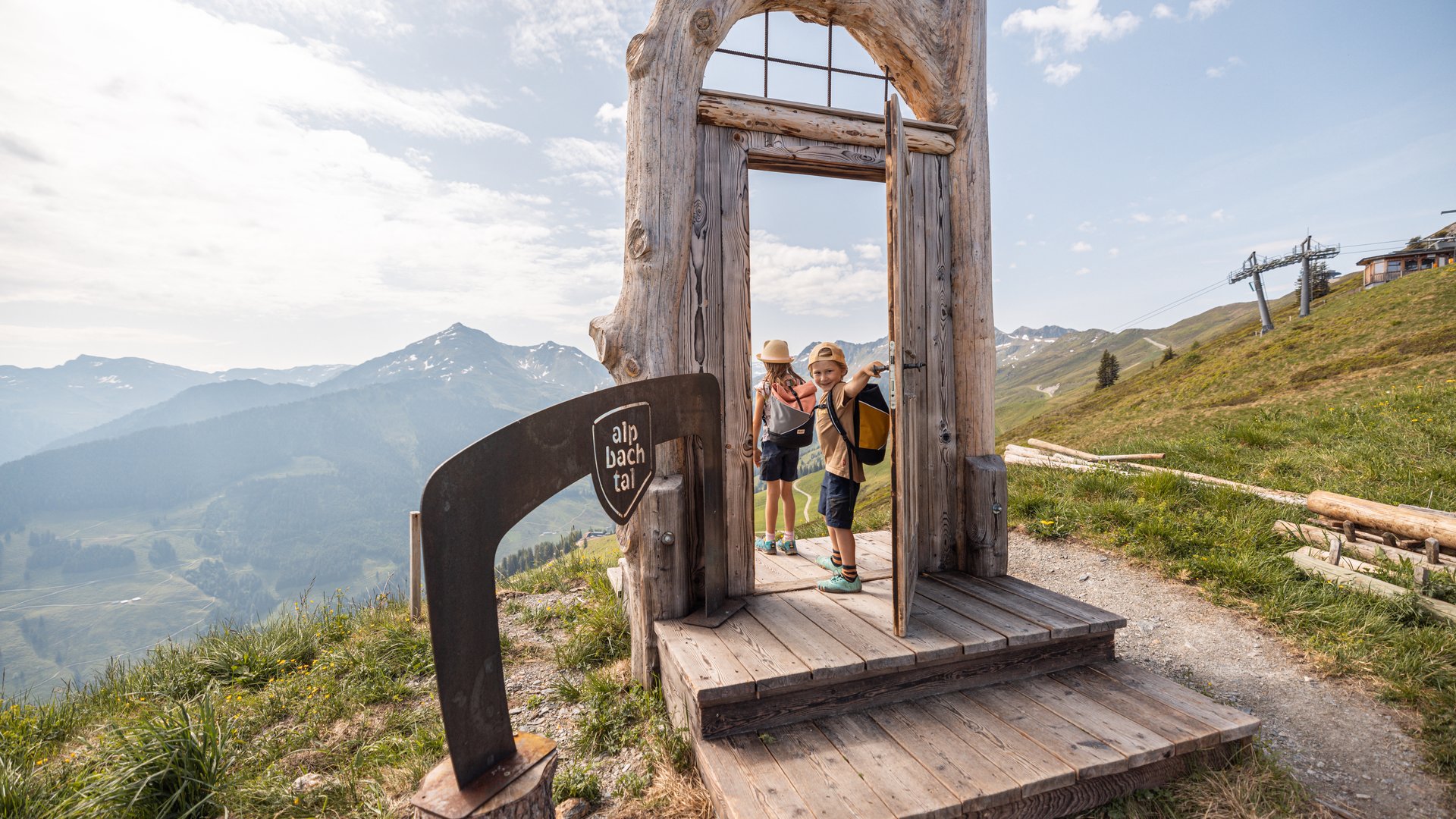 Outdoor action in Alpbachtal